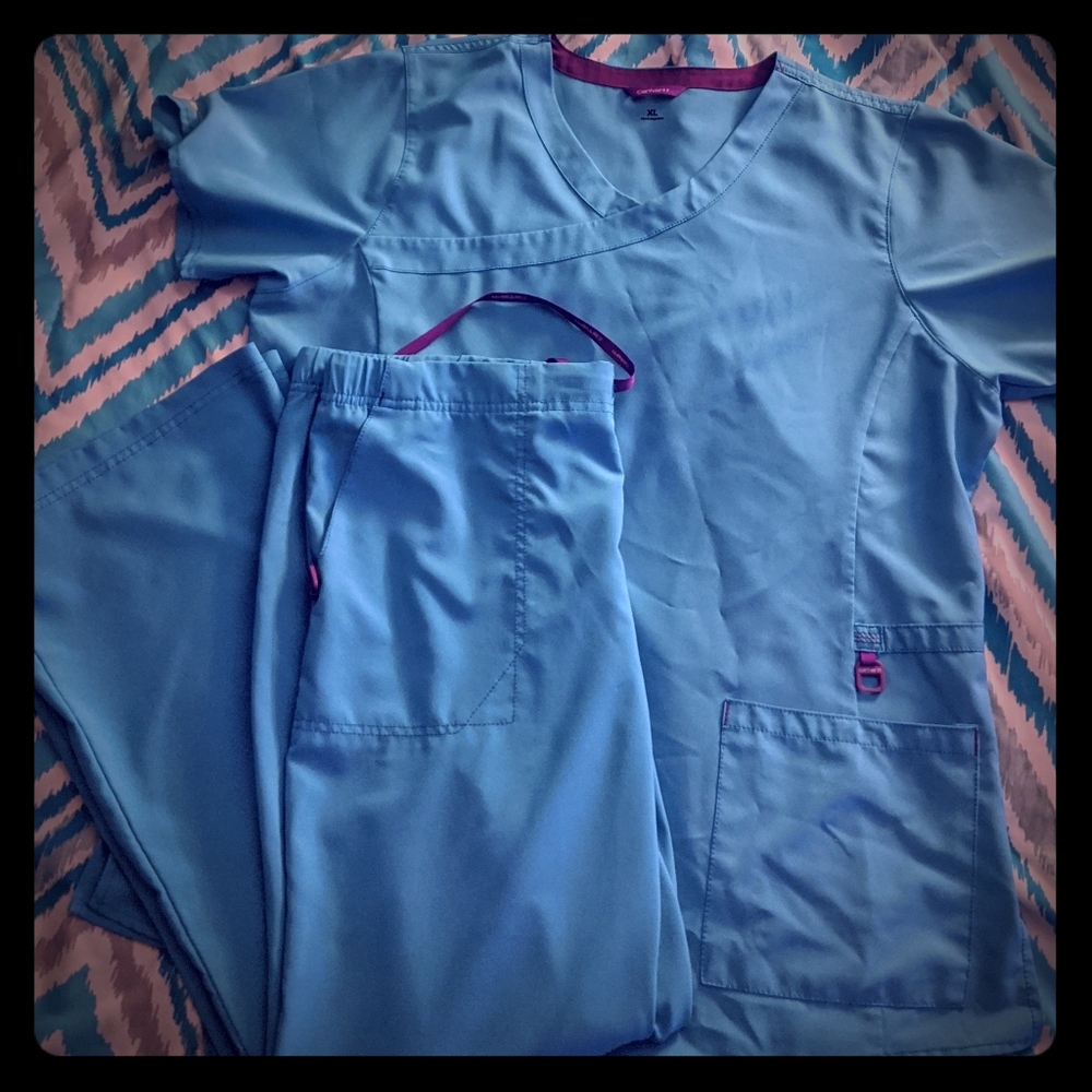 Carhartt Scrub Set - Torquois/Aqua Blue